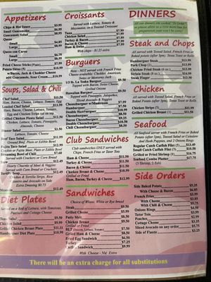 Restaurant La toska Tex Mex menu 1